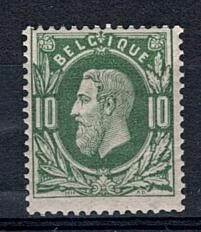 Lion couché et Léopold II profil gauche - 30 xx côte 170€