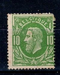 Lion couché et Léopold II profil gauche - 30 xx abîmé coin côte 170€