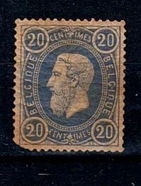 Lion couché et Léopold II profil gauche - 31 xx rouille côte 525€